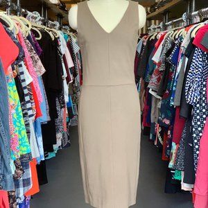 M.M. Lafleur Brown Sheath Dress